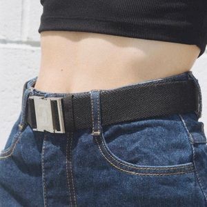 Silver and Black Front Release Belt